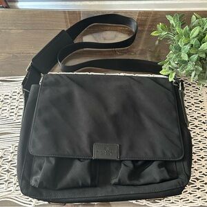 Banana Republic Black Messenger Bag